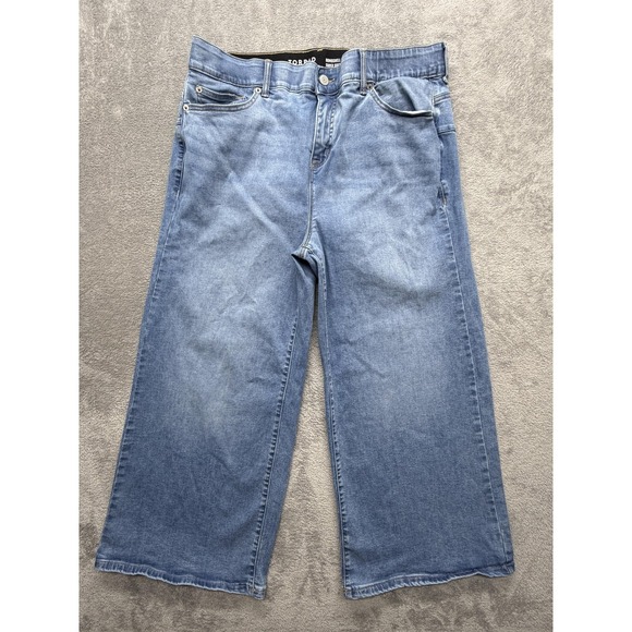 torrid Denim - Torrid Jeans Womens 18 Medium Wash Bombshell Wide Leg Ankle Crop Super Soft